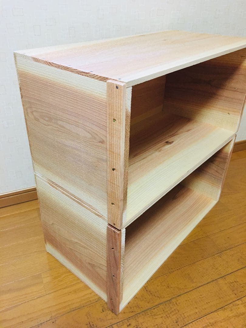 【新品】 青森 りんご箱 木箱 木製 杉 4箱セット