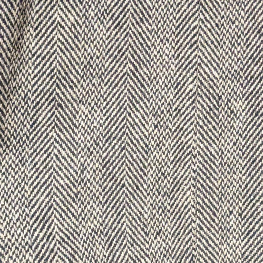 マーガレットハウエル ウール チェスターコート ロング ヘリンボーン L