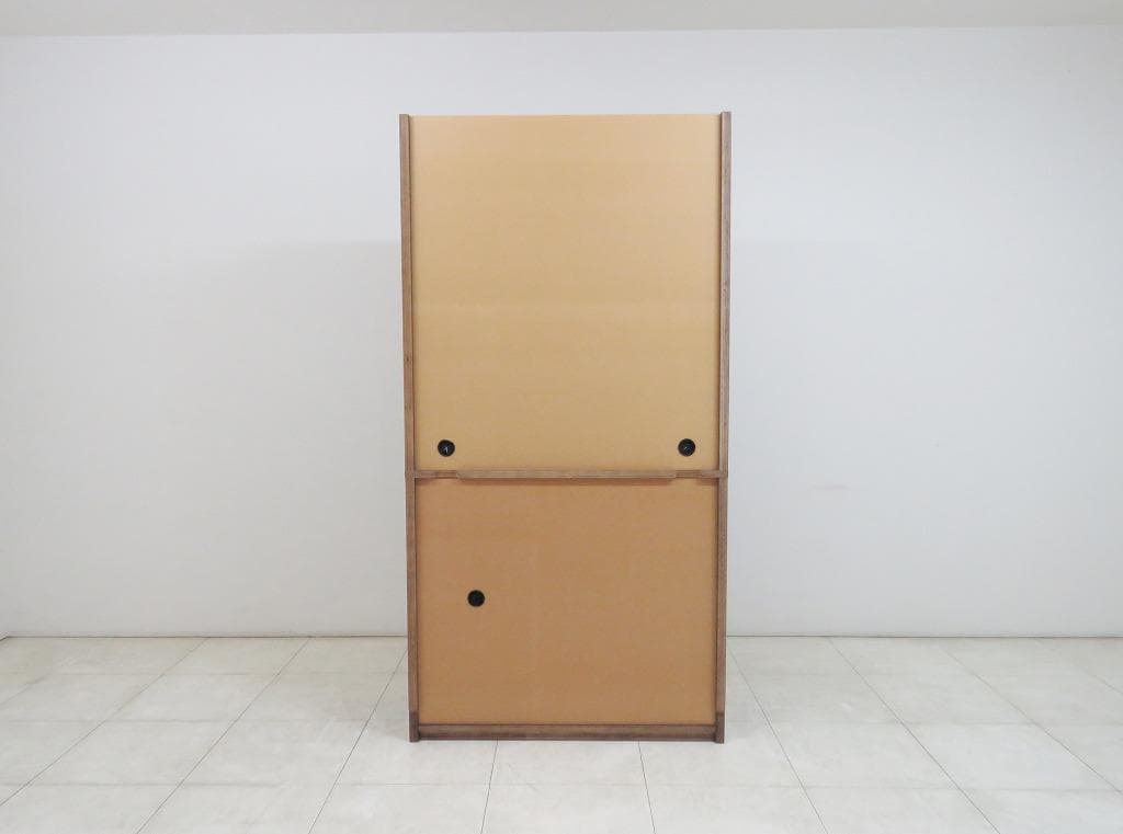 カリモク ネイビ 家電収納棚 39万 食器 キッチン レンジボード キャビネット