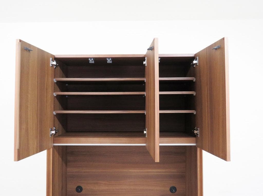 カリモク ネイビ 家電収納棚 39万 食器 キッチン レンジボード キャビネット