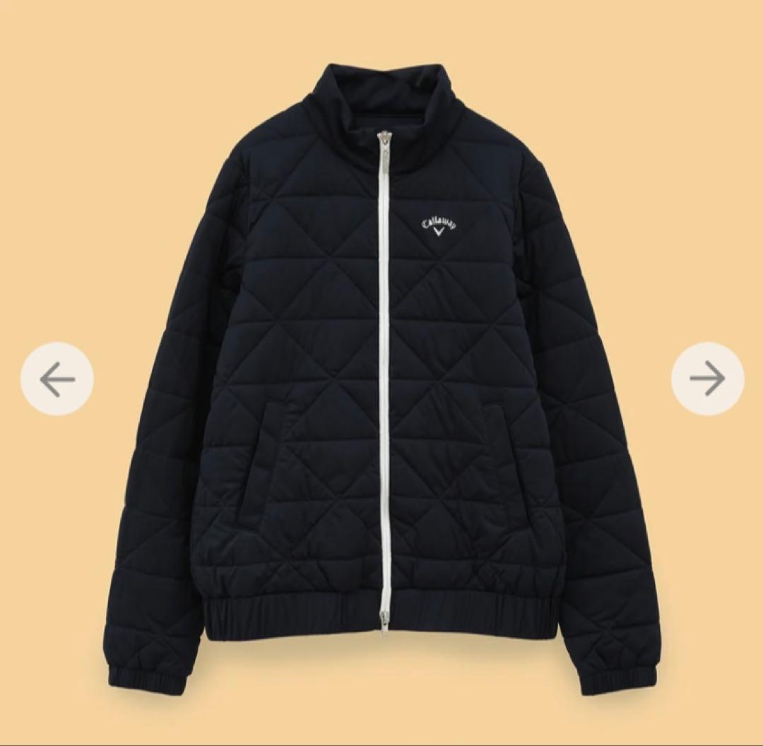 キャロウェイ ゴルフウェア レディース 中綿ジャケット、ブルゾン 未使用タグ付L