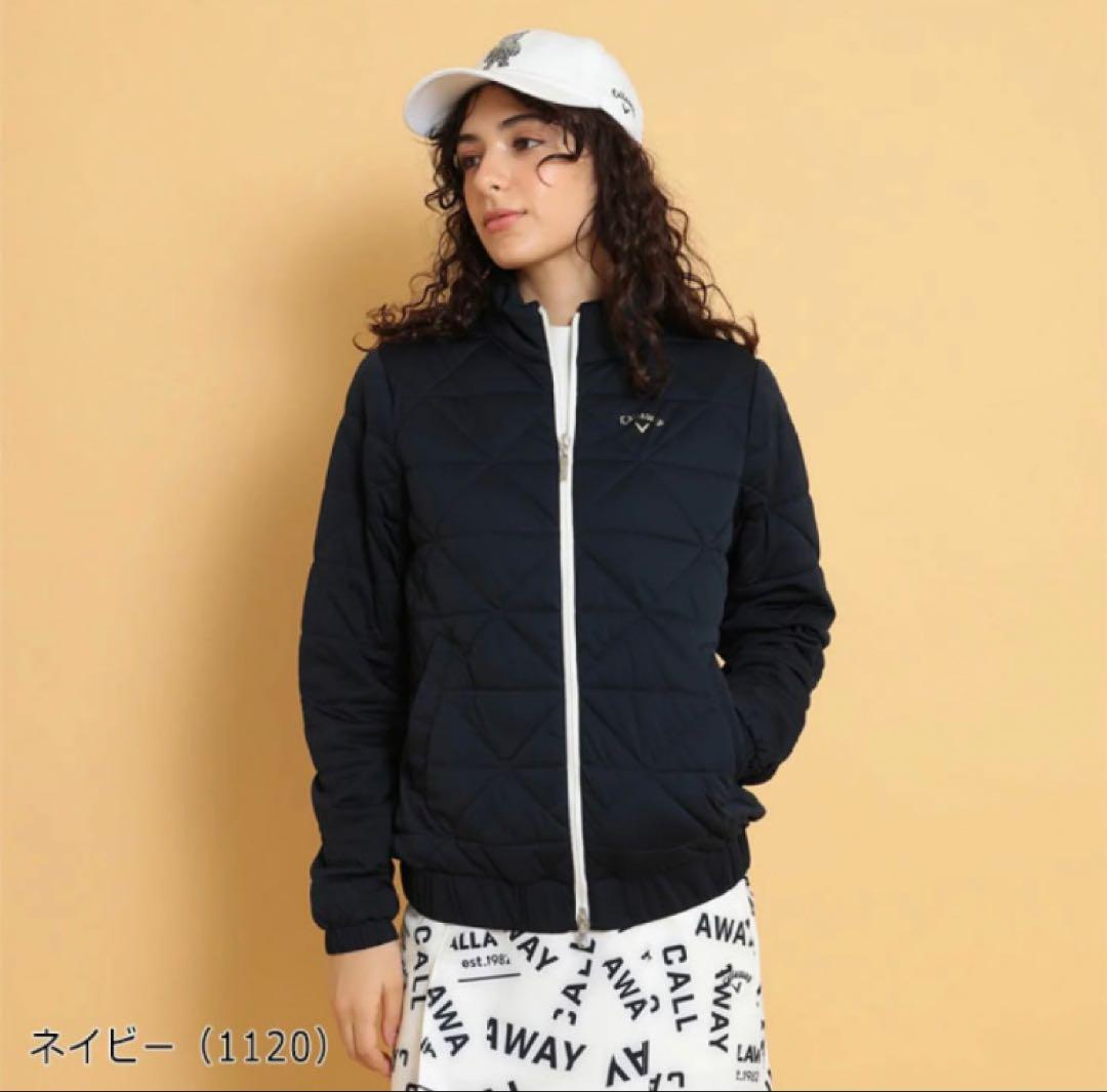 キャロウェイ ゴルフウェア レディース 中綿ジャケット、ブルゾン 未使用タグ付L