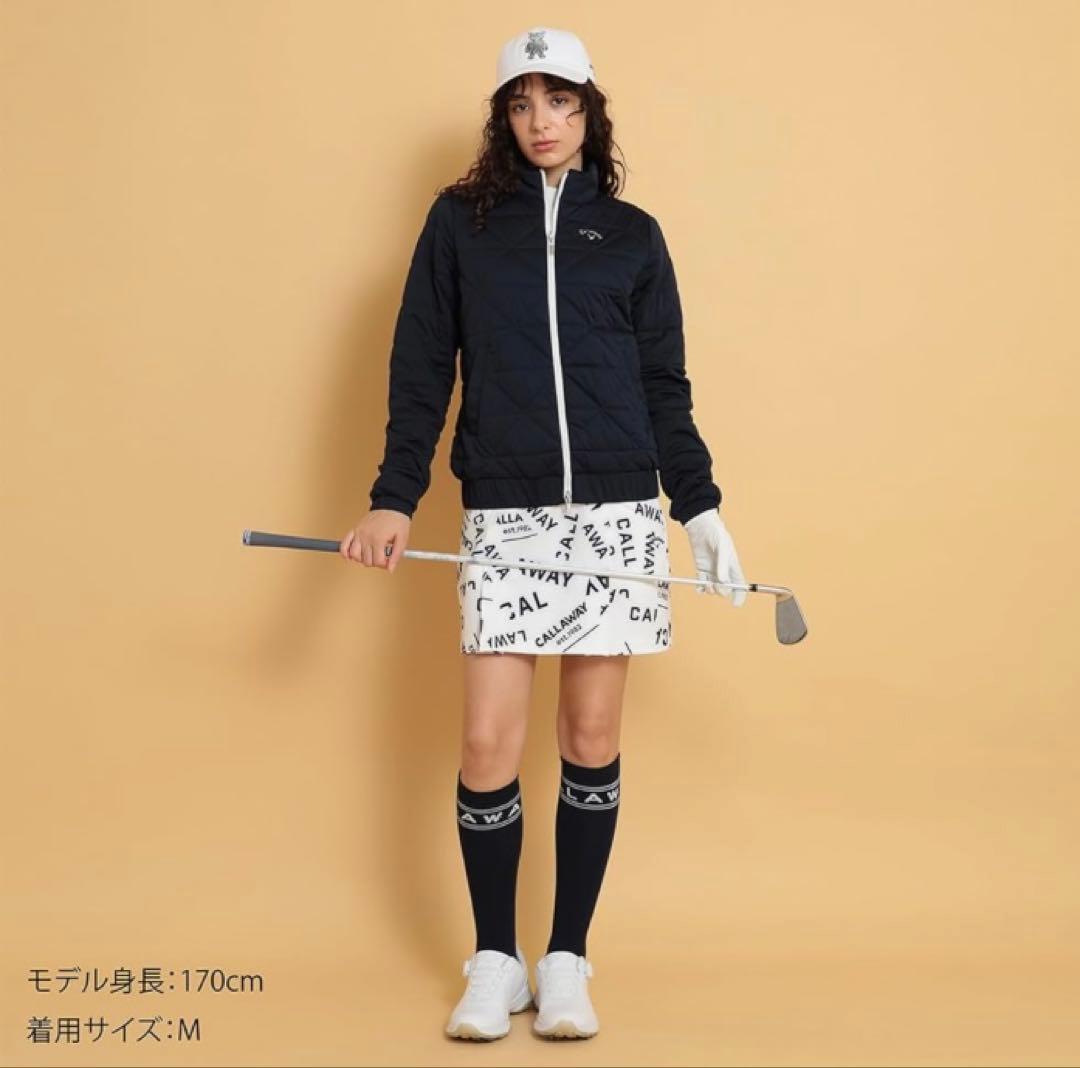 キャロウェイ ゴルフウェア レディース 中綿ジャケット、ブルゾン 未使用タグ付L