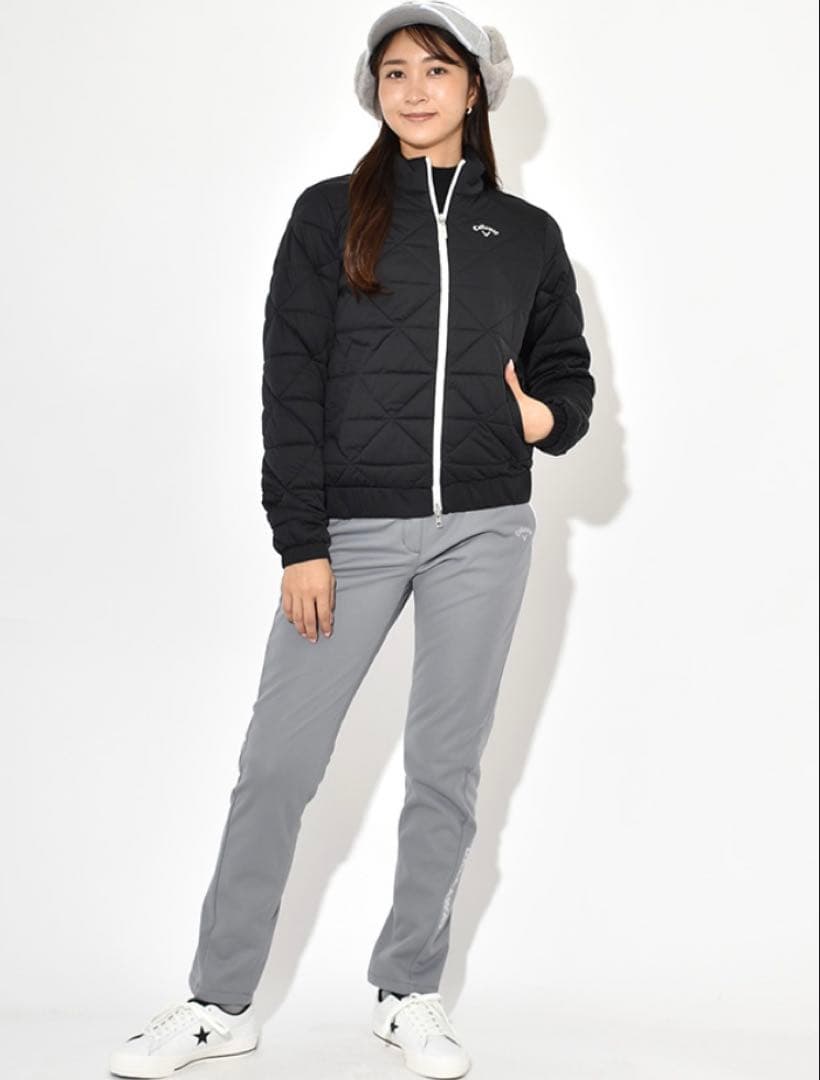 キャロウェイ ゴルフウェア レディース 中綿ジャケット、ブルゾン 未使用タグ付L