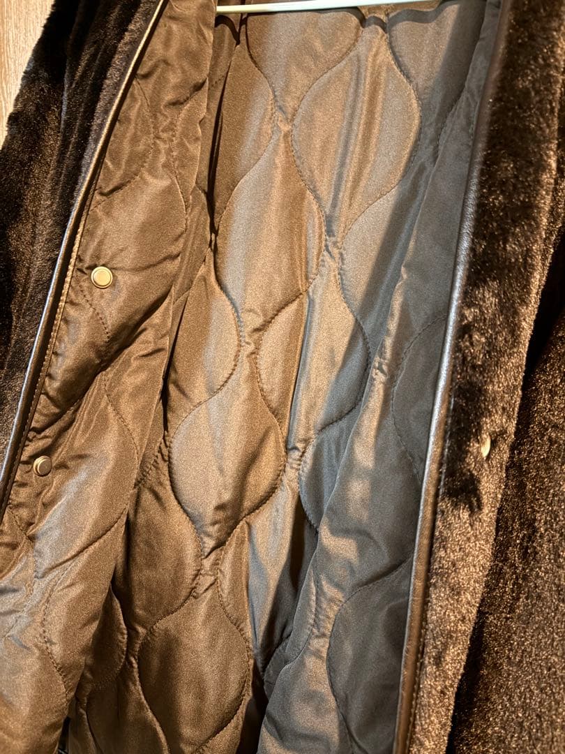 MimiWCJひょうたんキルトリバーシブルジャケット ブラック