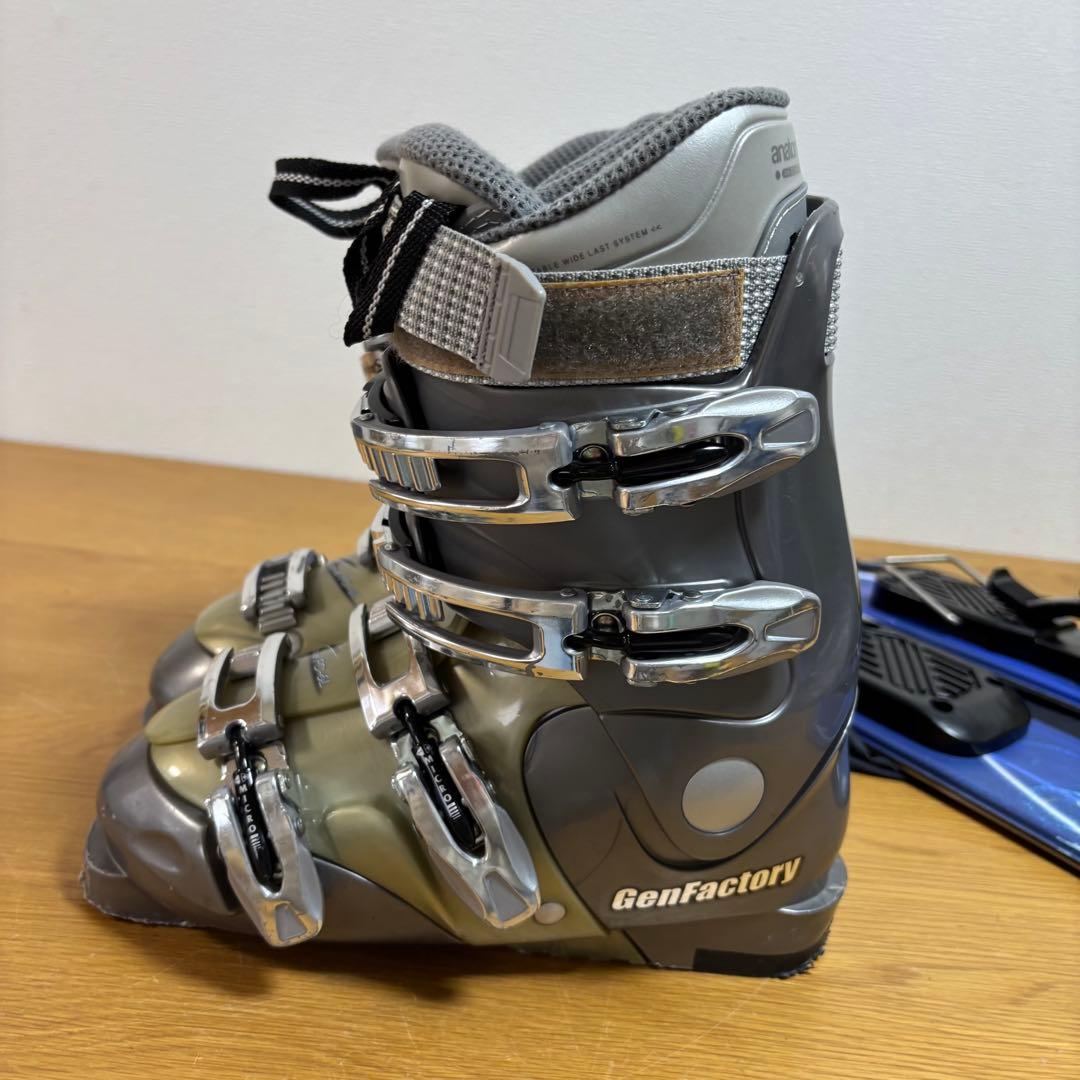 レディース　メンズ　ショートスキー　ファンスキーセット　22.5㎝-23㎝