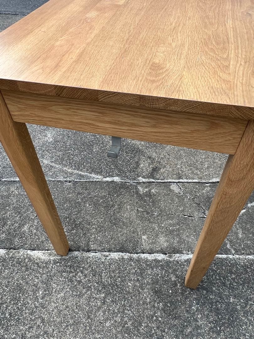 無印良品 学習机 木製デスク オーク材 2