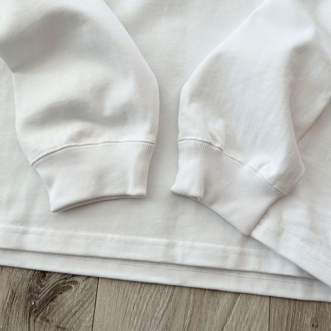 WIND AND SEA ウィンダンシー 長袖Tシャツ ロンT 白 青 L