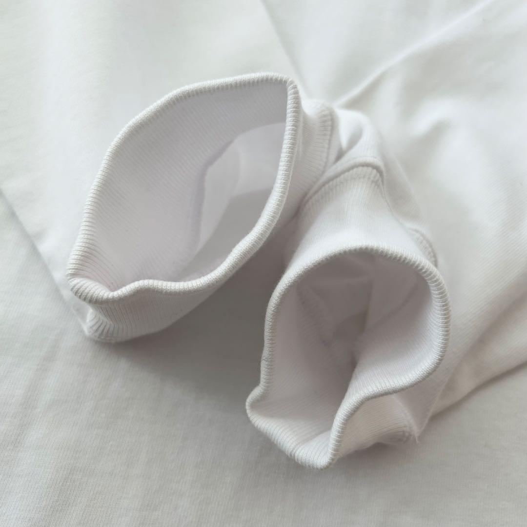 WIND AND SEA ウィンダンシー 長袖Tシャツ ロンT 白 青 L