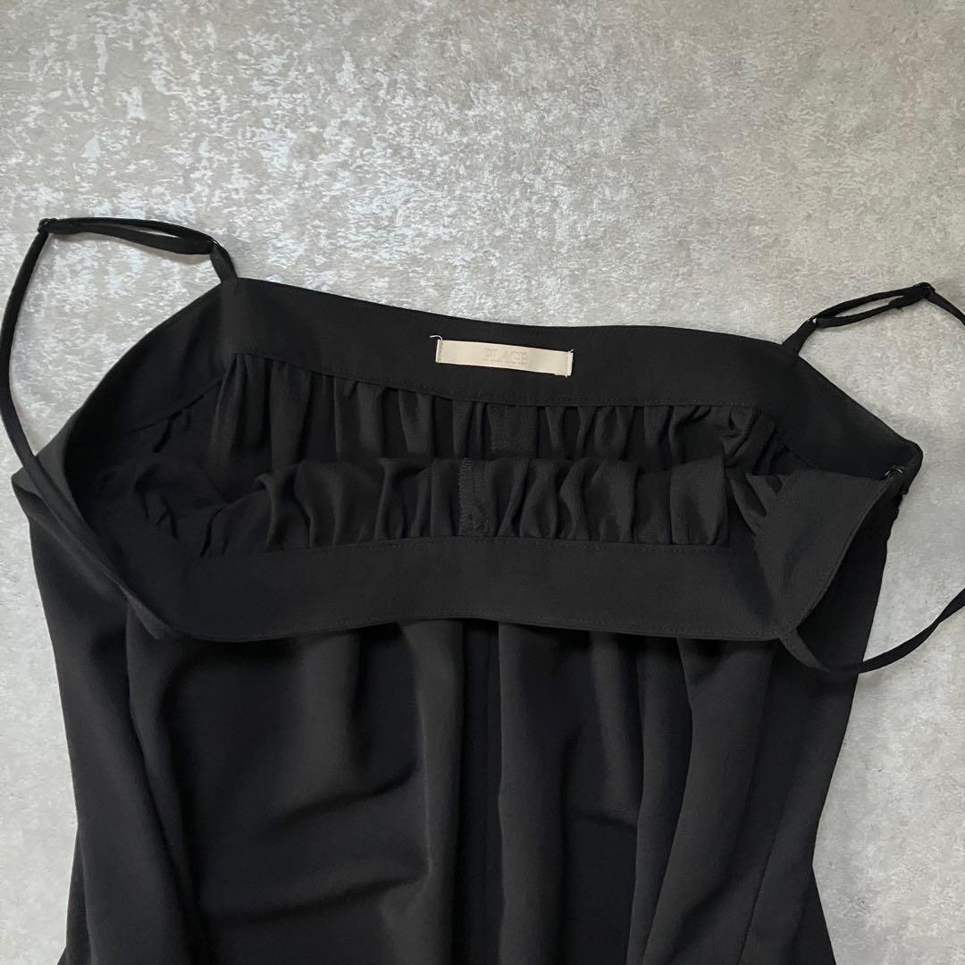 美品 2025 plage BARE サロペット 36ブラック 完売