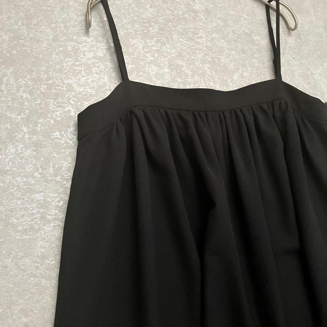 美品 2025 plage BARE サロペット 36ブラック 完売