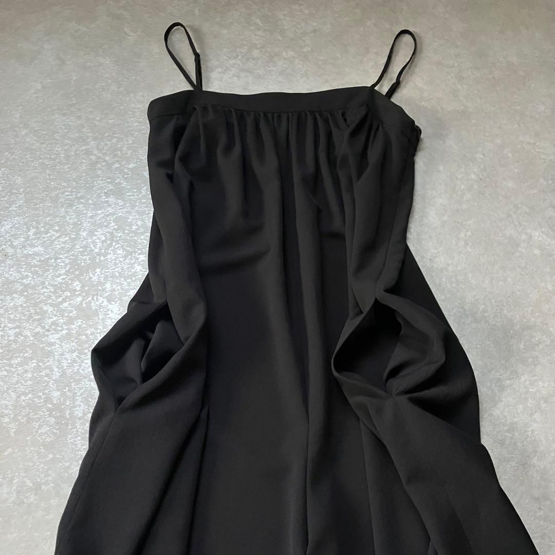 美品 2025 plage BARE サロペット 36ブラック 完売