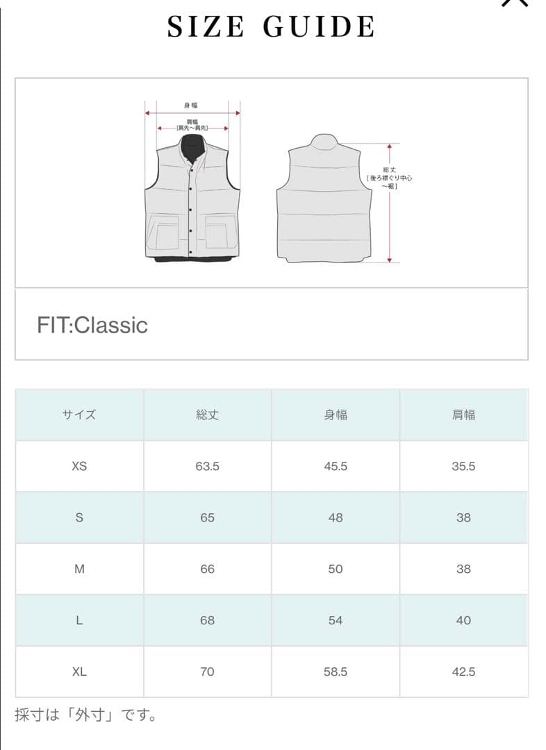 カナダグースアネックス ライナー ベスト ブラックレーベル