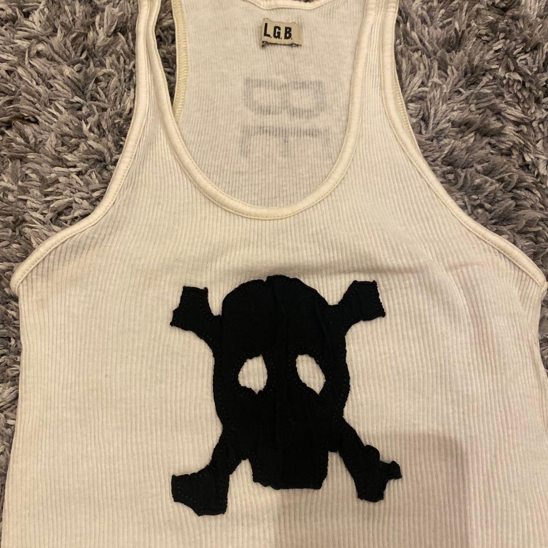 ルグランブルー LGB スカルプリント タンクトップ