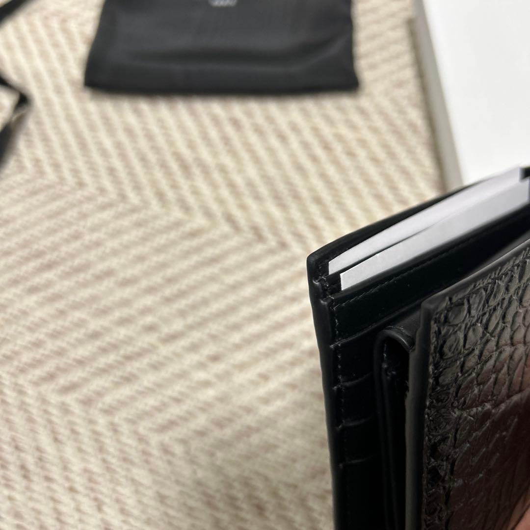 美品！CELINE ブラック 二つ折り財布