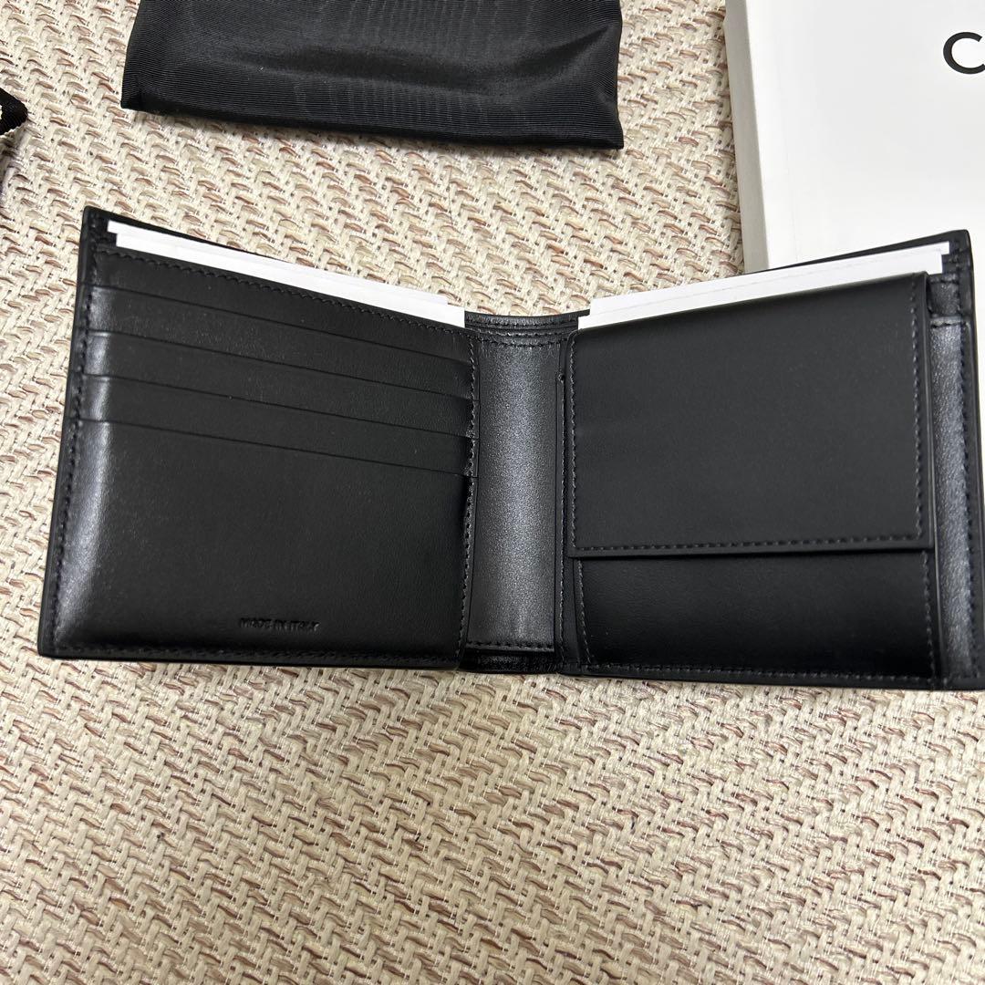 美品！CELINE ブラック 二つ折り財布
