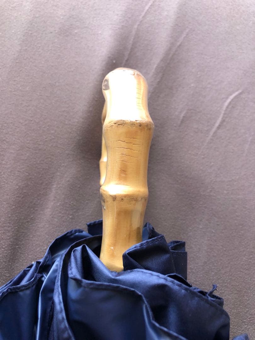 新品　Mila Schon 晴雨兼用傘　折りたたみ日傘　フリル ネイビー✖️ピンク