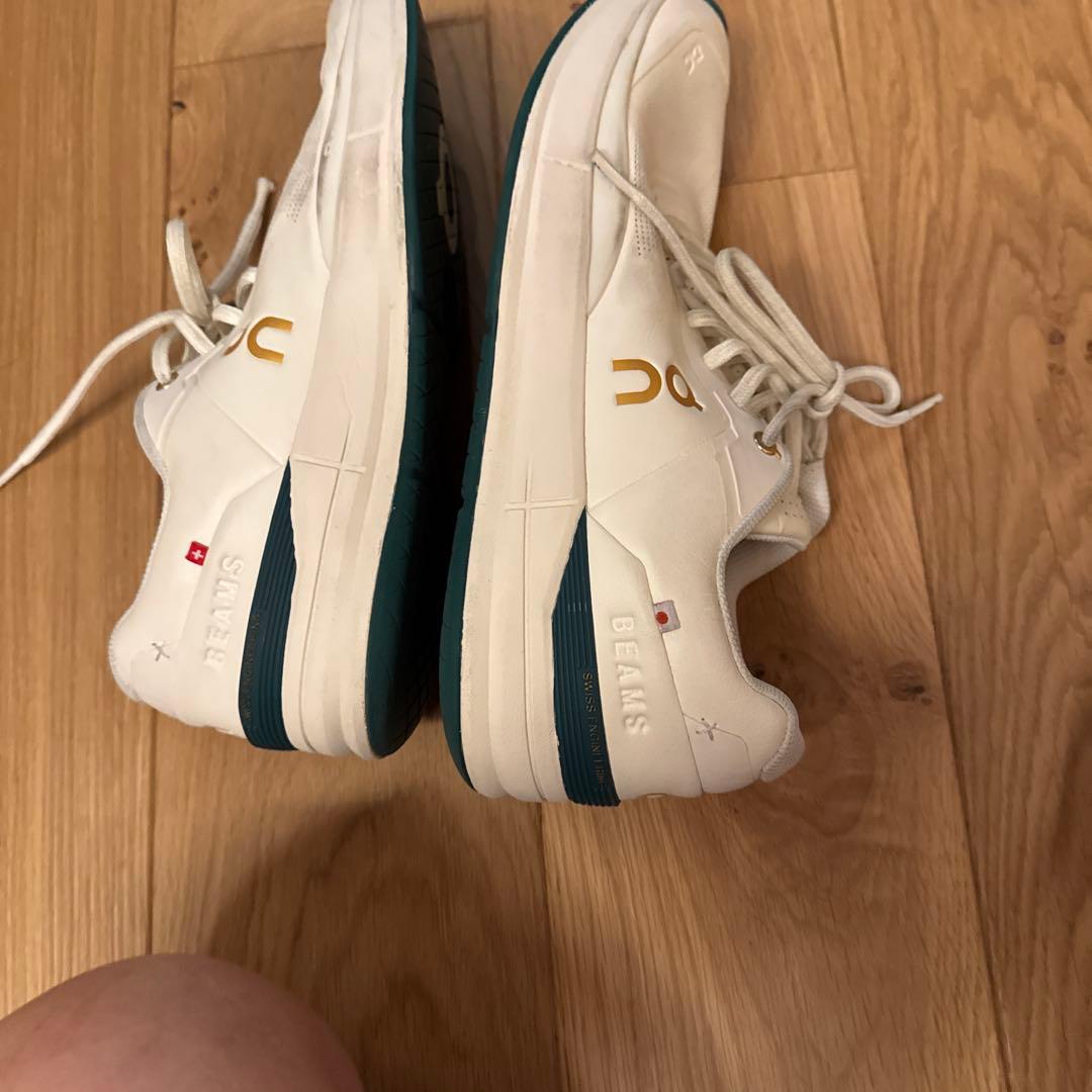 ON BEAMS テニスシューズ ホワイト26.5センチ