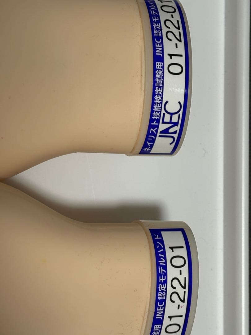 JNEC認定モデルハンド（両手） ネイルチップⅹ2