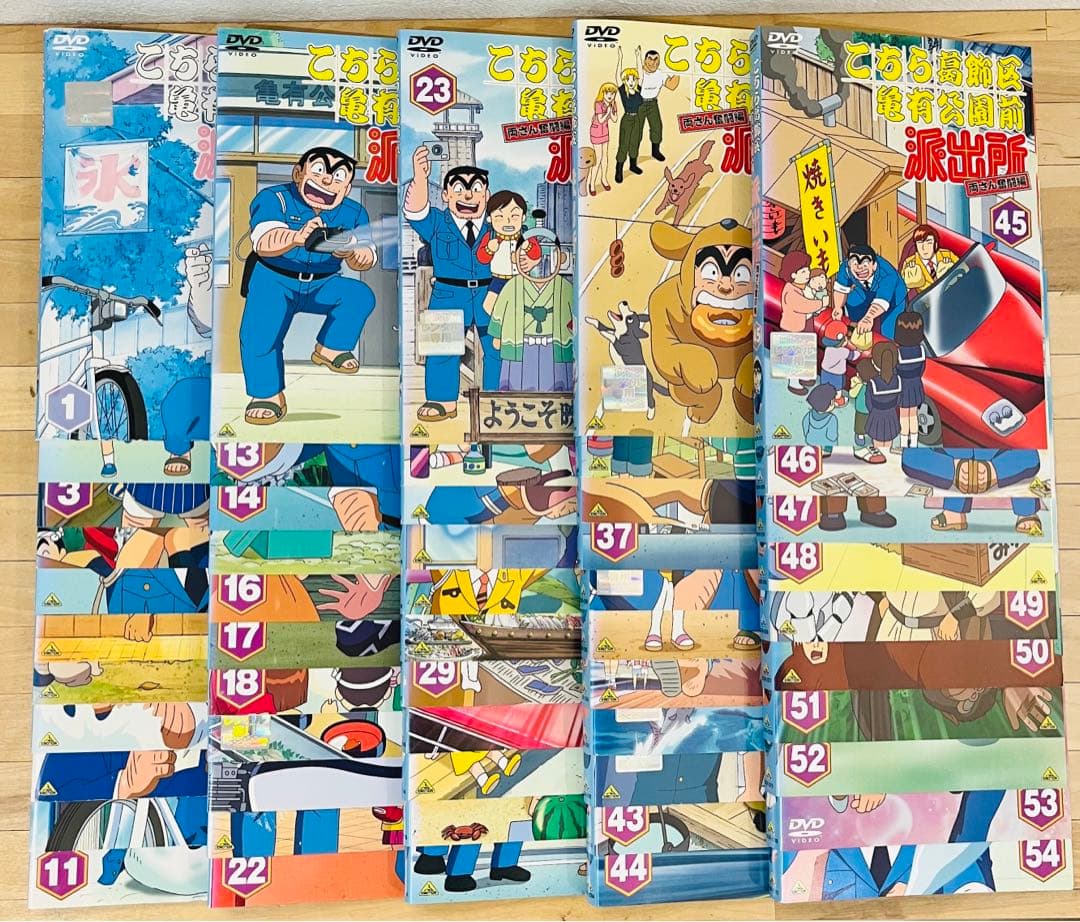 値下げ❗️こちら葛飾区亀有公園前派出所【全54巻】DVD 匿名配送 こち亀