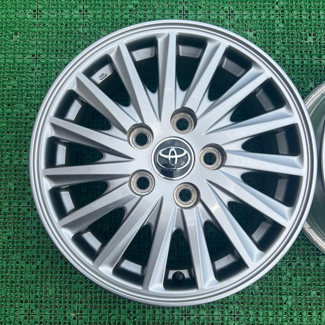 トヨタ ノア ヴォクシー 80系純正15インチアルミホイール ハイグロス色2本②