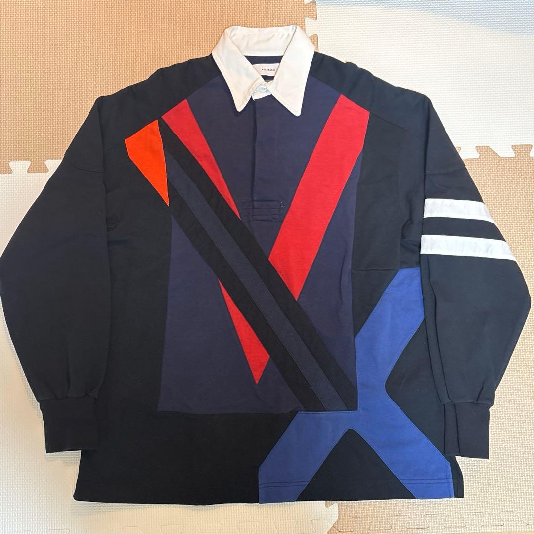 FACETASM ラガーシャツ ネイビー