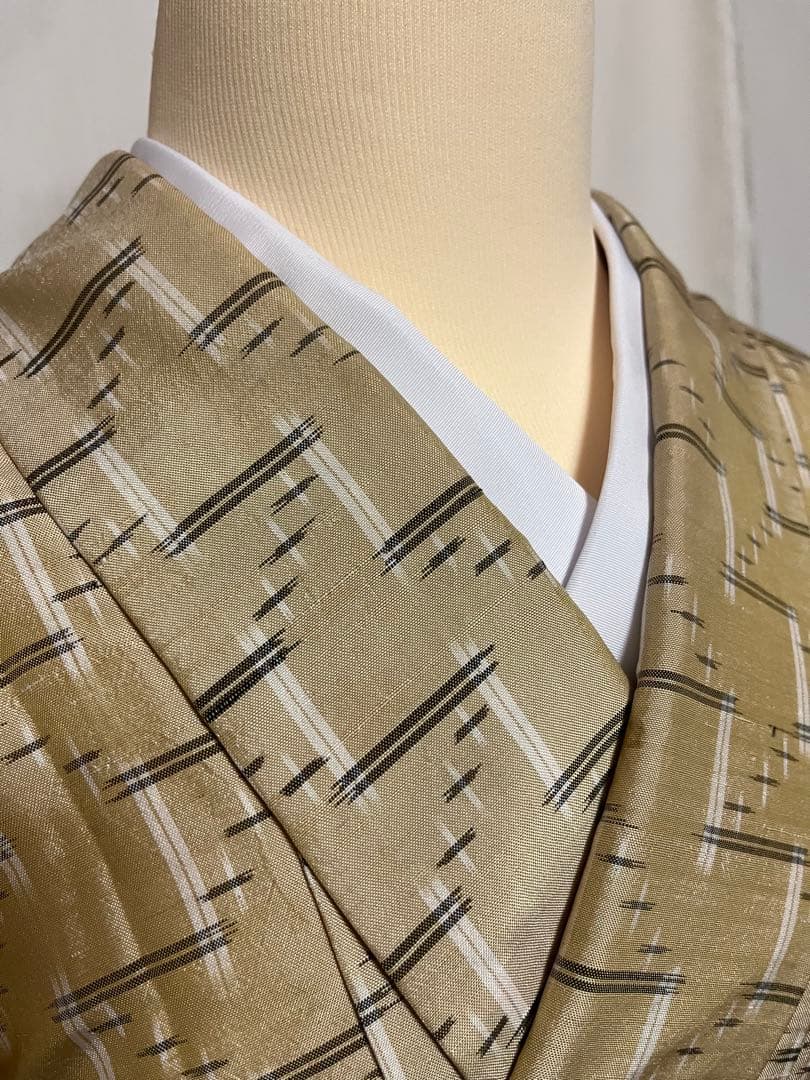 【超絶逸品】⭐️沖縄県伝統工芸品⭐️【琉球絣】⭐️天然染料⭐️総絣⭐️手引真綿⭐️紬⭐️着物