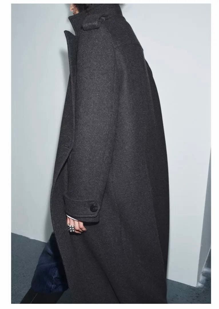 ZARA ZW COLLECTION ウールロングコート XS