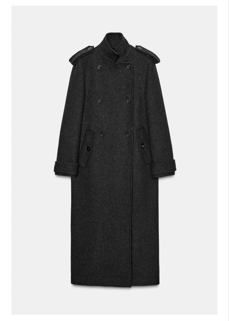 ZARA ZW COLLECTION ウールロングコート XS