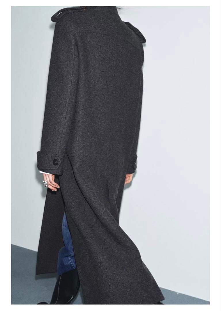 ZARA ZW COLLECTION ウールロングコート XS