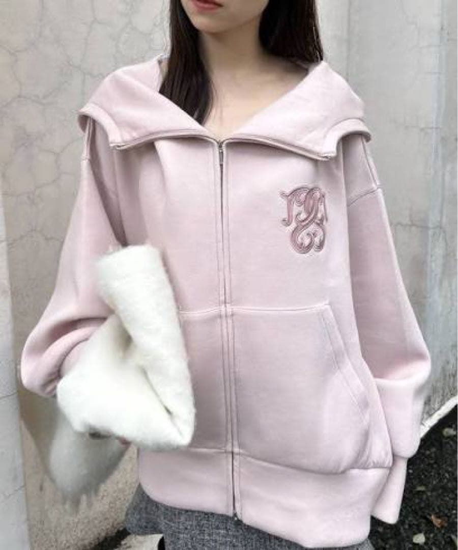 snidel ボリュームパーカー PNK ピンク