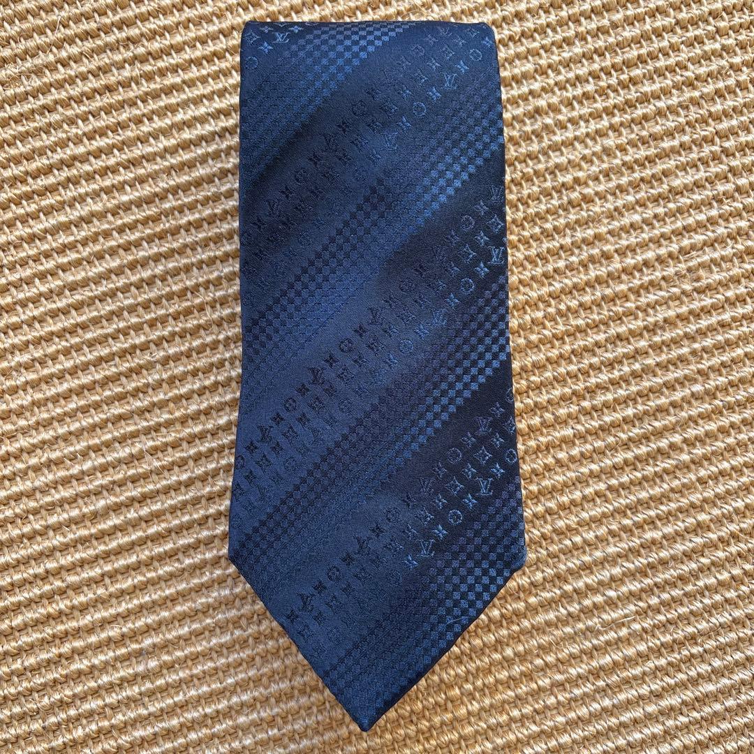 ルイヴィトン ネクタイ マイクロ ダミエ モノグラム ミックス 名作