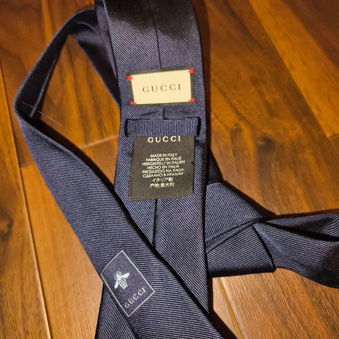 GUCCI シルク ネクタイ キングスネーク