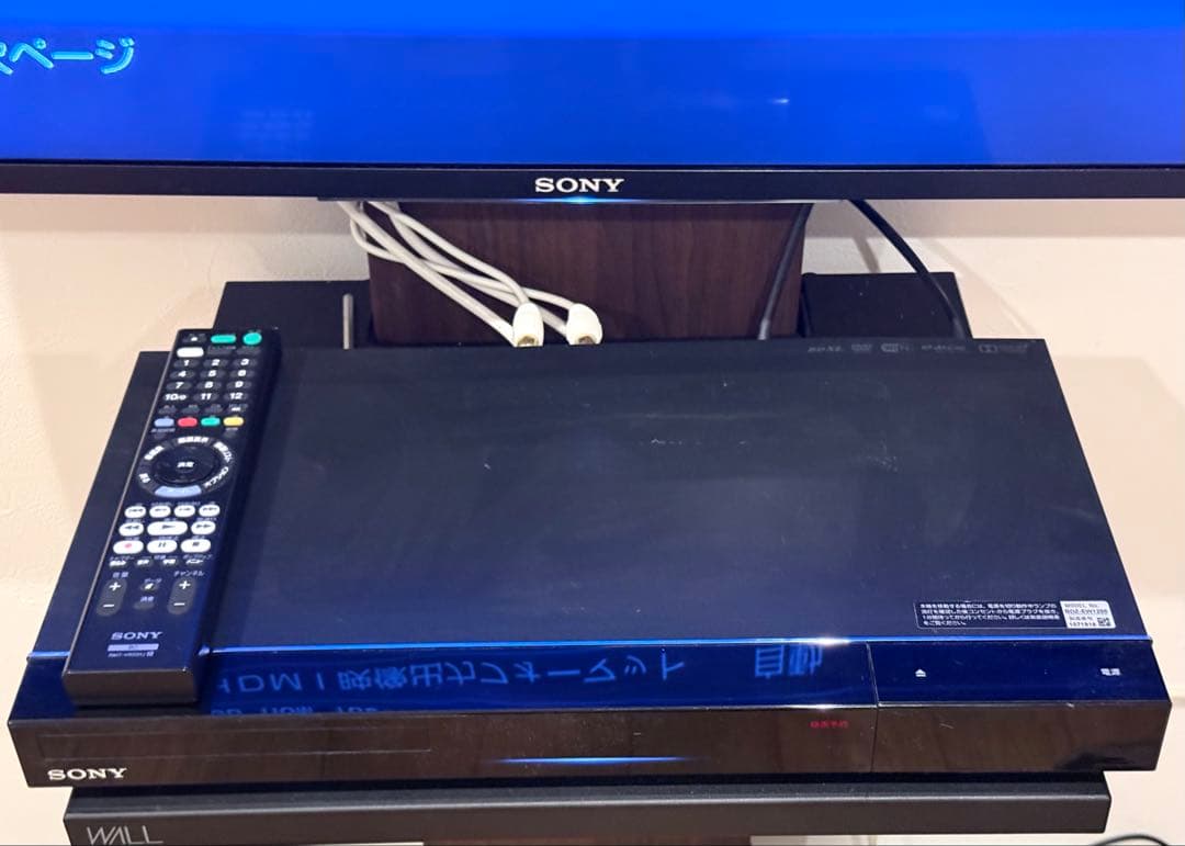 SONY ソニー　ブルーレイレコーダー HDD 1TB 2番組同時録画美品