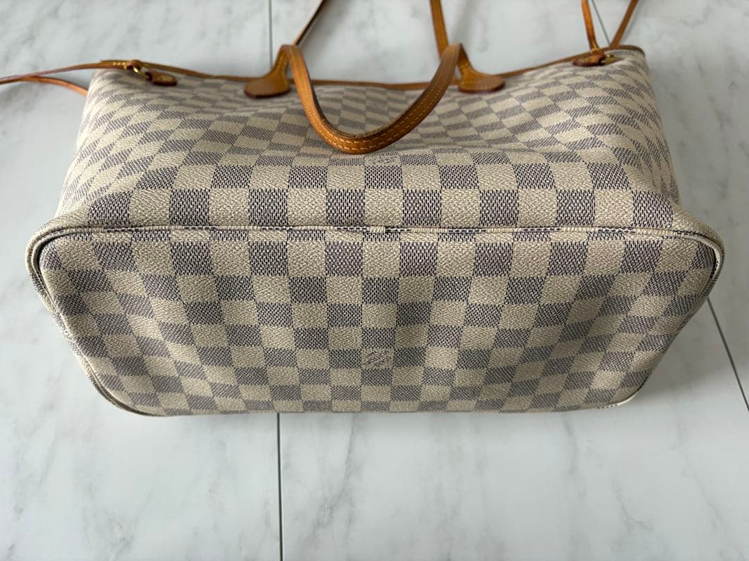 ルイヴィトン ネヴァーフル MM ダミエ・アズール