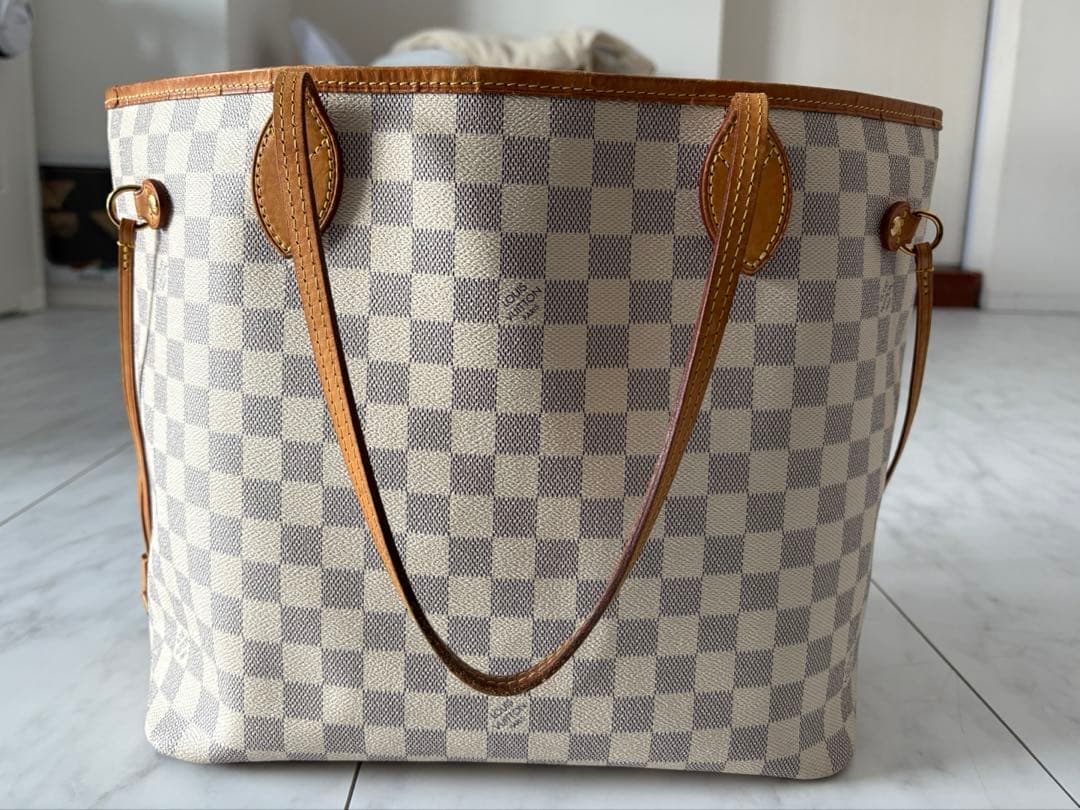 ルイヴィトン ネヴァーフル MM ダミエ・アズール