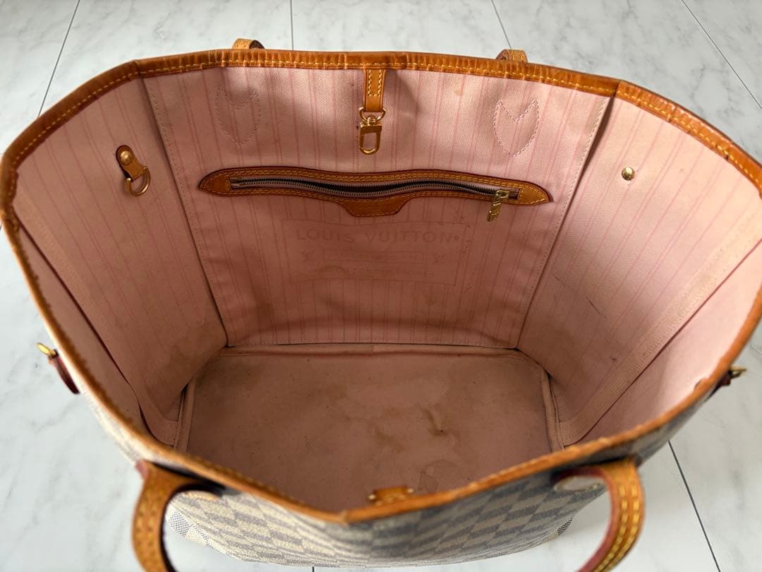 ルイヴィトン ネヴァーフル MM ダミエ・アズール