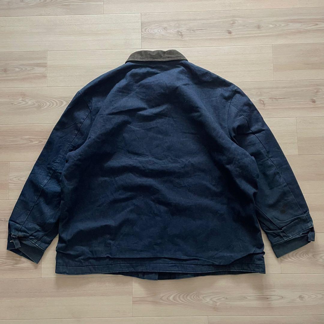 80s USA製 BIGBEN デニムカバーオール 裏地ブランケット 襟コーズ