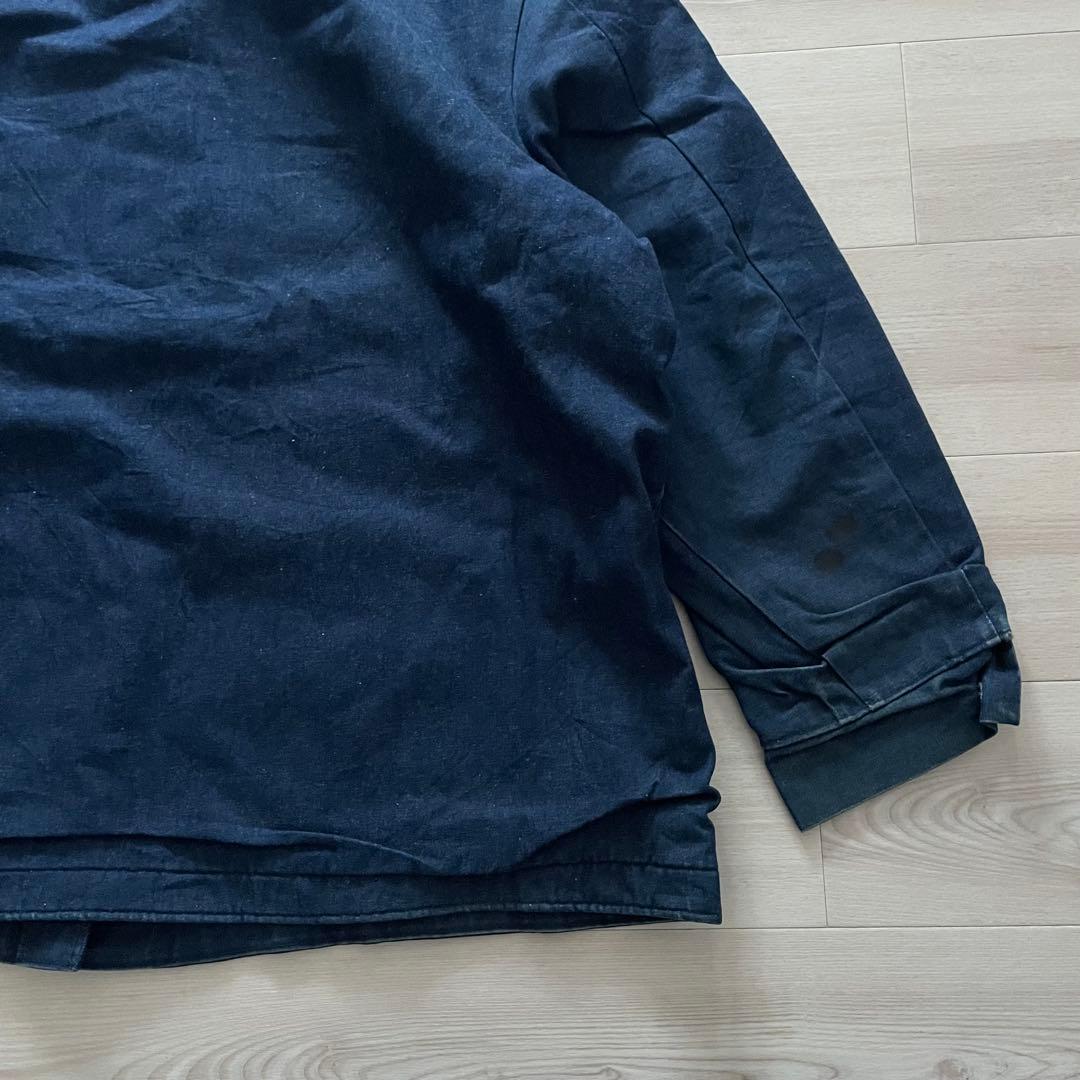 80s USA製 BIGBEN デニムカバーオール 裏地ブランケット 襟コーズ