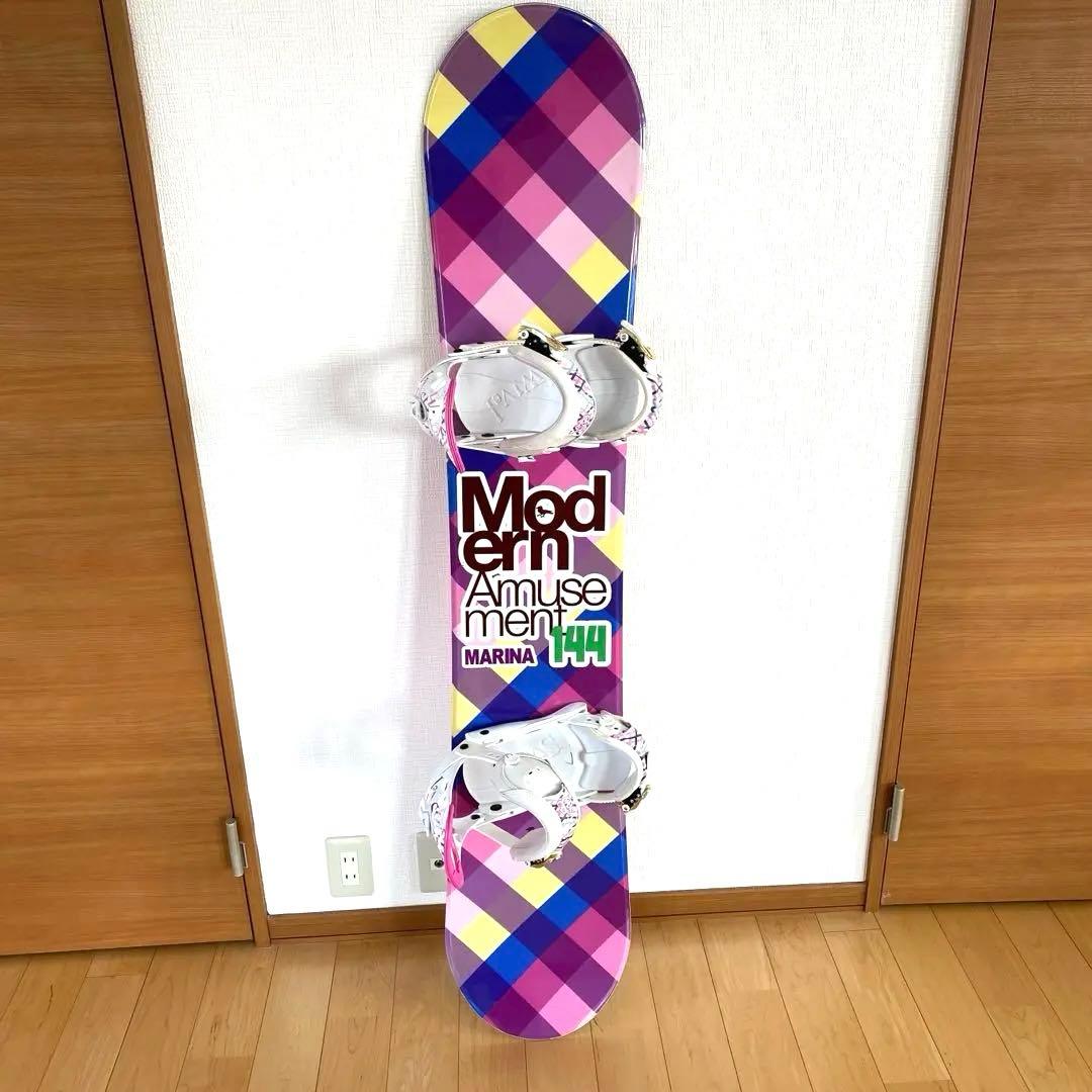 美品　Modern 144cm ビンディングS/Mサイズ　　ケース付き　送料込