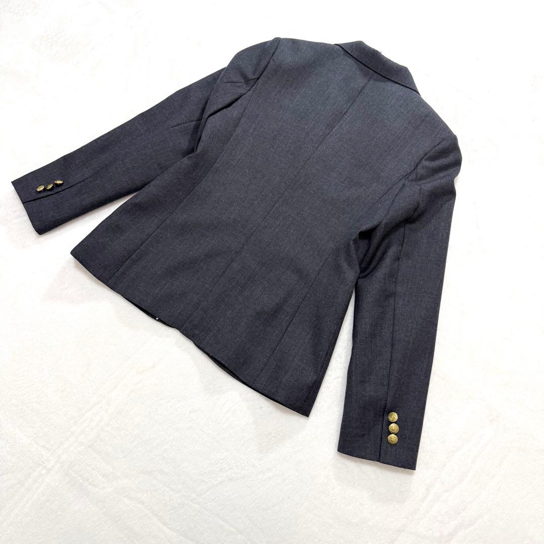 美品　EASTBOY VENUS グレー 金ボタン エンブレム付 ジャケット7