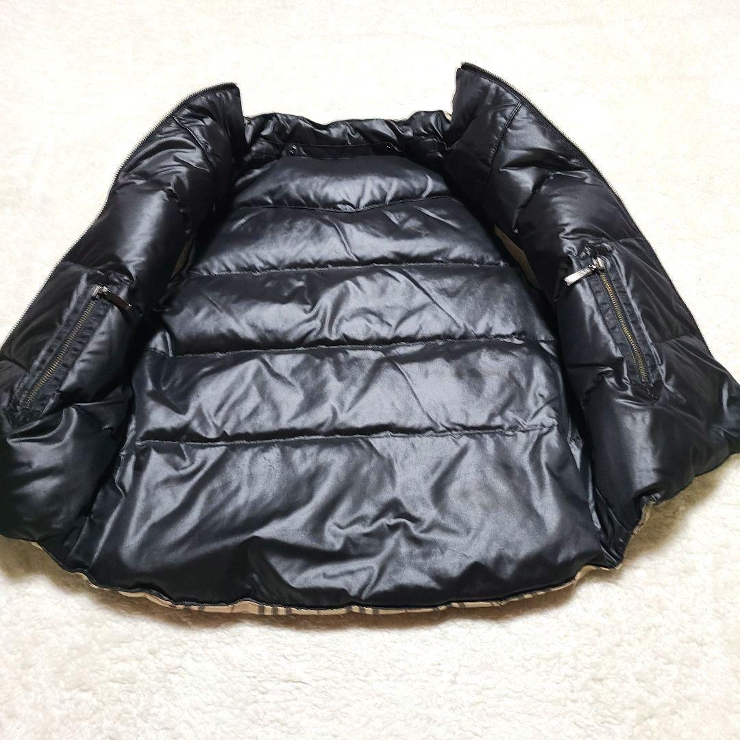【希少】　バーバリーロンドン　リバーシブル　ダウンベスト　ノバチェック　150