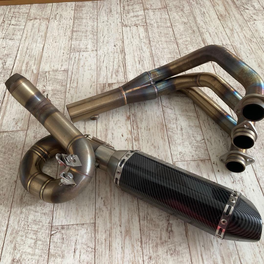 MT-09フルエキゾーストシステムマフラーカーボンスタイル