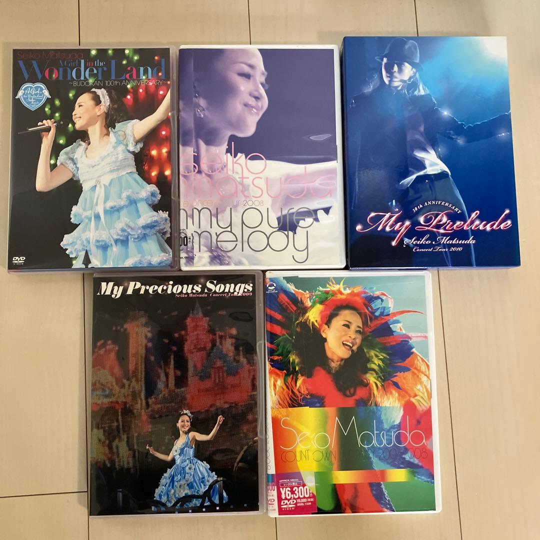 松田聖子　DVD 5本　まとめ売り