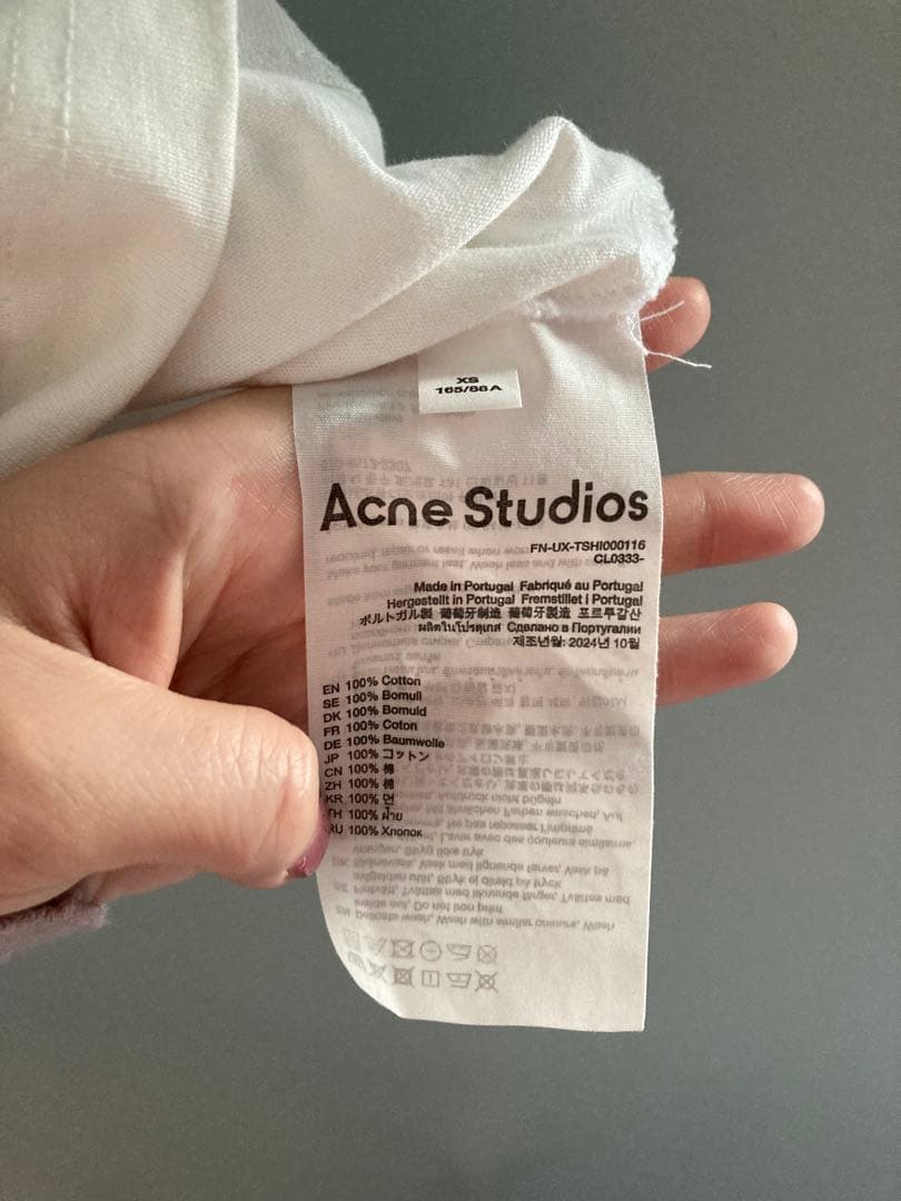 Acne Studios グラフィックTシャツ　1996 半袖 XS 状態要確認