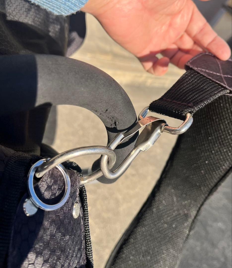 23区GOLF ブラック ゴルフキャディバッグ　ハニカム