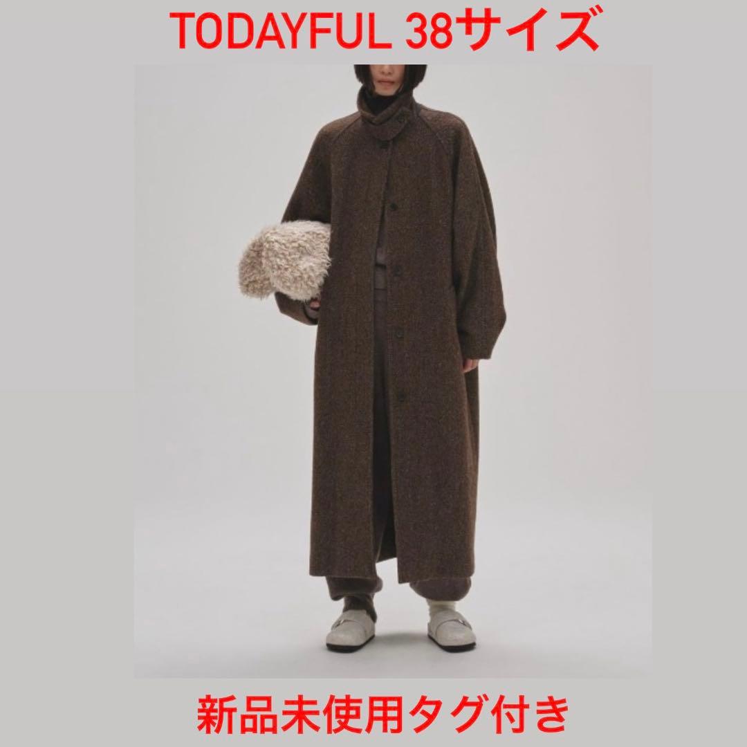 TODAYFUL Mixwool Raglan Coat 38サイズ