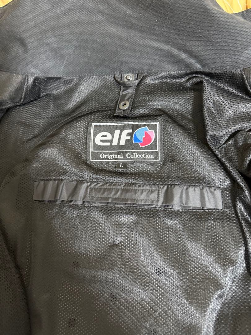 ほぼ新品　elf エルフ　エステンドジャケット　黒/緑EJ-A11