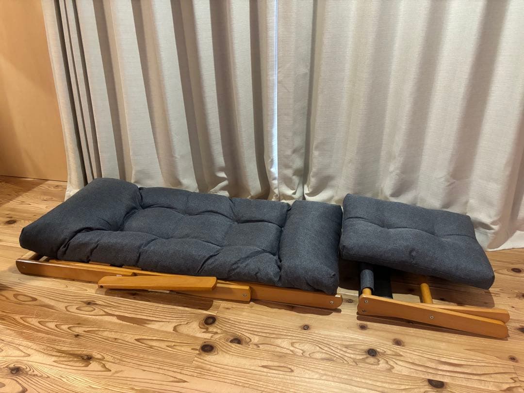 ニトリ パーソナルチェア アルシー-GY オットマン付き