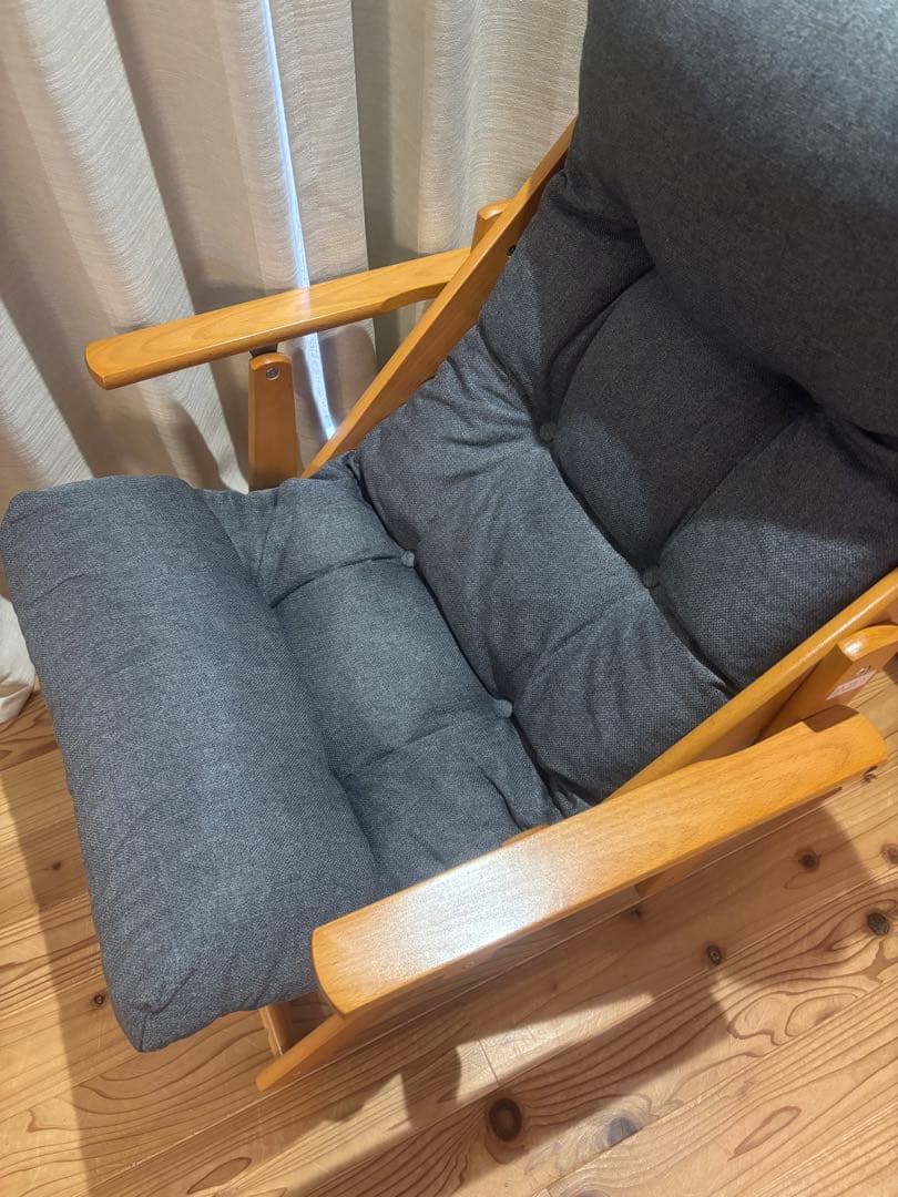 ニトリ パーソナルチェア アルシー-GY オットマン付き